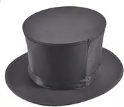 Enjoyer Folding Top Hat-Magician's Collapsible Black Top Spring Hat Magic Trick Essential Prop Stage Magic Gimmick Magician Accessories