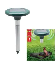 SONICGUARD Solar Power Snake Repeller Pulse Vibration Repel Rechargeable LED