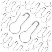 1000pcs 0.85"/ 22mm Metal Gourd Safety Pins Clothing Tag Pins Bulb Pin Silver
