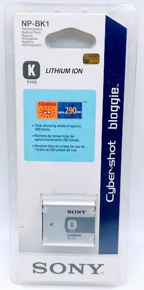 SONY NP-BK1 原廠電池 【完整盒裝】台灣索尼公司貨