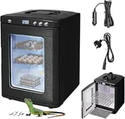 Incubators for Hatching Eggs,Reptile Incubator 25L Portable Scientific Lab Incubator Hatcher Machine with Heating and Cooling 5°C-60°C, 12V/220V Hatched brooders for Turtles, Lizards
