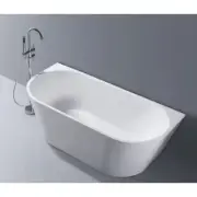Sunny Group Hannah 1300 Back to Wall Bathtub Acrylic Bath SY-191-130