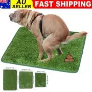 Artificial Grass Mat Fake Lawn Puppy Dog Potty Pee Pad Training Indoor Toilet