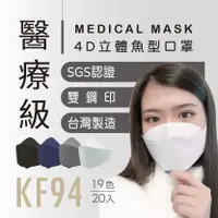 在飛比找樂天市場購物網優惠-立體4D魚型口罩 醫療級口罩 台灣製造 大成口罩 口罩 立體