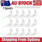 15/30Pairs Ceiling Lampshade Clips Light Shade Fixed Buckles White AUS