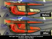 Crux Moto Light RED Tail Light Tint for 24+ Subaru Impreza & Crosstrek (for: Subaru)