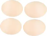 [HONMEET] 2 Pairs Breast Pad Inserts Bathing Suit Padding Inserts Yoga Bras Bra Padding Push up Bandeau Bra Womens Sports Bras Stick Bras for Women Sponge Miss False Breasts Oval