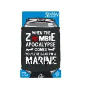 When The Zombie Apocalypse Comes Marine Funny stubbie holders Stubby Holder