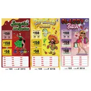 LOT 3 2 POINT/120P 180 PULL TAB HARD CARD TICKETS GAME FREE SHIP