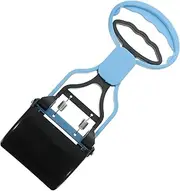 PENIKOKO Pet Poop Scoop Tool Portable Long Handle for Easy Waste Pickup Material for Dogs and Outdoor Cleaning Black Blue
