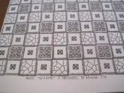 Hermes "WARDS" Wall Paper or Flooring 1:12 scale dollhouse 17" x 11 1/4"