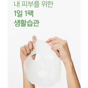 [韓國製造] Eunyul 天然綠茶麵膜 22ml 50pieces
