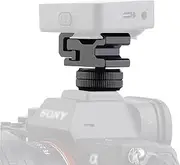 JCMOYUTY for Rode Wireless Go II / ME / PRO Cold Shoe Mount Adapter, for DJI Mic 2 , Mic 1 / Hollyland Lark M1 M2 Microphone Camera Cage Mount Stand Adaptor Extension Bracket