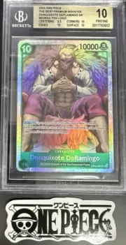 BGS 10 One Piece OP04-031 SR Donquixote Doflamingo - English - PRB01 - Graded