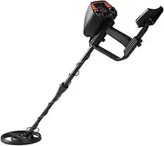 Metal Detector Metal Detector High Accuracy Adjustable Stem 7In Waterproof Coil All Metal Disc Modes Underground Treasures Metal Detecting Accessories(A2)