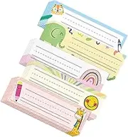 SEWACC 25pcs Name Tags for Students Classroom Nameplates Blank Labels for School Desks Office Home Use Paper Nameplates for Easy Item Classification