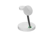 Laser Chargecore 3 in 1 Wireless Charging Station for Apple - White