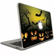 Halloween Jack-O-Lanterns in the Dark MacBook Skin FREE SHIPPING