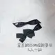 ［現貨］韓國飾品 黑色緞面蝴蝶結髮夾 2入一組 手工髮夾 ＇  髮飾