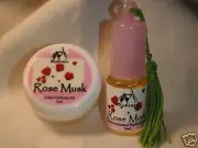 ROSE MUSK Perfume Oil & Solid Perfume Oil SET