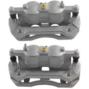 Pair Front Brake Caliper w/Bracket for Ford F-150 Lobo 2012-2017 18B5404 18B5405 (for: Ford)