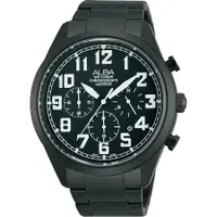 在飛比找誠品線上優惠-ALBA 街頭玩酷時尚三眼計時腕錶(AT3591X1)-IP