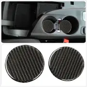 Cup Holder Insert Coaster Mats for Chevrolet Camaro 2016-2022 Real Carbon Fiber (for: Chevrolet)