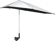 G4Free UPF 50+ Height Adjustable Chair Umbrella with Universal Clamp for Beach Chair, Golf Cart, Wheelchair, Stroller, Bleacher, Patio