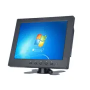 Portable 8'' Mini TV LCD Display CCTV Monitor AV/VGA/HDMI/BNC USB Media Player
