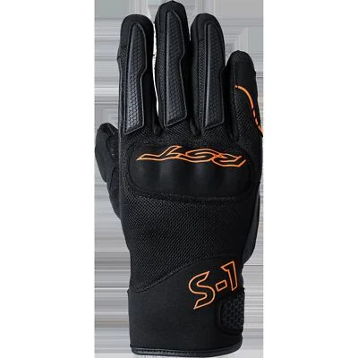 RST Moto S1 Mesh CE Gloves - Black/Neon Orange - Large 103182ORG-10