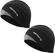[EMPIRELION] Thermal Lightweight Skull Cap Helmet Liner Refletive Elements Cycling Running Beanies Hat for Men