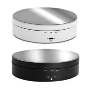 Turntable Display Stand 360 Degree USB Powered Rotating Mirrored Table Stand
