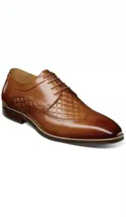 Stacy Adams Men’s Watson Wingtip Oxford, Cognac, 11.5M US