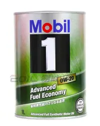 在飛比找Yahoo!奇摩拍賣優惠-【易油網】Mobil 1 0W20 鐵罐機油 1L 日本公司