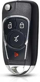 FLJKCT Car Key Shell 2/3/4/5 Buttons Modified Flip Folding Remote Key Case Shell,for Opel Insignia Astra Zafira,for Chevrolet Cruze