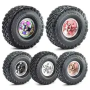 1.9" Beadlock Wheel Rim Rubber Tire Set for 1/10 RC Crawler Car Trxs TRX4 RC4WD