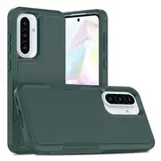 ZUSLAB Galaxy A36 Case Rugged Defender Protective Heavy Duty Shockproof Dustproof Cover for Samsung (2025) - Green