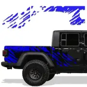 Custom Vinyl Decal Wrap Kit for 2020 Jeep Gladiator SPLASH BLUE (for: Jeep)