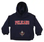 OuterStuff NBA Infant and Toddler's New Orleans Pelicans Fleece Hoodie, Navy