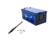 Adventure Kings 300 Ah Lithium LiFePO4 Battery Prismatic Cell + Rechargeable Lithium LED Work light