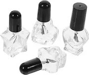 WOONEKY Portable Nail Gels Bottle Set 12pcs Empty Nail Polish Storage Containers