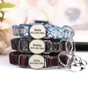Custom Breakaway Collar For Cats, Puppies And Small Dogs Personalized With Name