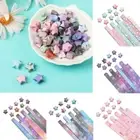 Crafts Mix-Color Printed Pattern Paper Strips Scrapbooking Folding Star Origami