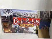 Cedar Rapids IOWA On Board Game Monopoly Very rare new on board