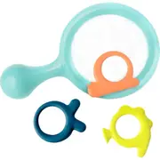 4pc Boon Water Bugs Bath Play Toy Floating Fun w/ Fishing Net Baby/Kids 10m+