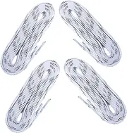 [BESPORTBLE] Hockey Hockey Laces Waxed Hockey Skate Laces Ice Skate Laces Red Hockey Laces Hockey Skate Laces Waxed Glitter Shoe Laces Ice Hockey Skate Laces White Cotton