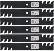 6 Rotary® Toothed Blades for Encore® 363046 363291 823004 36" 52" 54" Deck