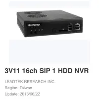 在飛比找蝦皮購物優惠-麗台 Leadtek NVR 3V11 影像伺服器 四核i5