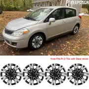 For Nissan Versa 15" Set of 4 Hubcaps Wheel Rim Cover Hub Caps R15 Steel Wheel (for: Nissan)