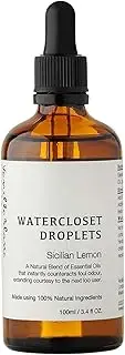 Vanilla Blanc Water Closet Droplets, Essential Oils For Toliet Odours, Poo Drops for Toilets (Sicilian Lemon)
